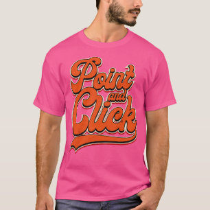 Camiseta Aponte e clique em laranja