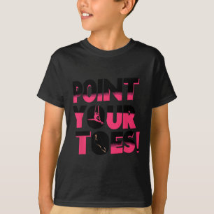 Camiseta Aponte os Dedos do Pé Ginásio de Ioga Aerial Acrob