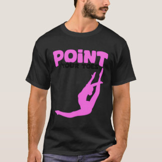 Camiseta Aponte seu Balé de ginástica dos dedos - Treinador