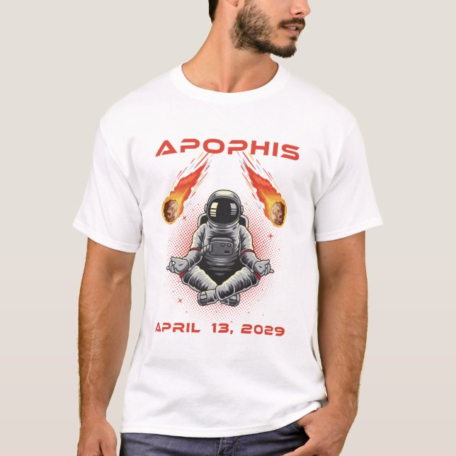 Camiseta Apophis 99942 April 13 2029 Asteroid Comet Meteor  (Frente)