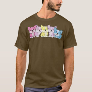 Camiseta Aporagender Flag Pride Lgbtq Dogs Aporagender Corg