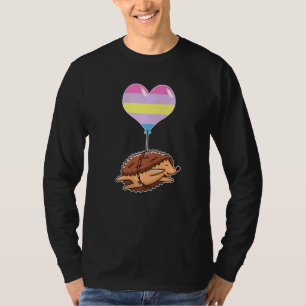 Camiseta Aporagender Hedgehog Sexo Não Binário