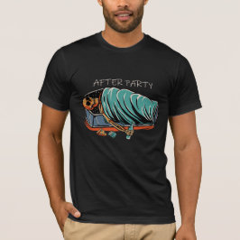 Camiseta Após as vibrações do partido | T-Shirt Engraçado F