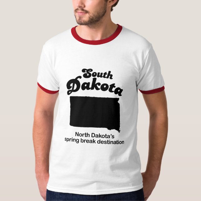 Camiseta &apos de South Dakota - de North Dakota; férias da (Frente)