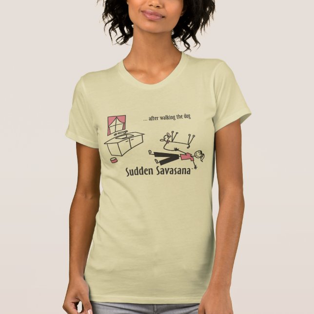 Camiseta Após o passeio o cão… (Frente)