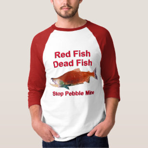 Camiseta Após o Salmão - Parar o Pebble Mine