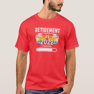 Camiseta Aposentação 2022 Carregamento De Óculos De Sol Ret