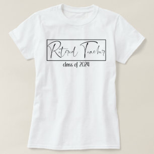 Camiseta Aposentação 2024 Classe de Professores Reformados 