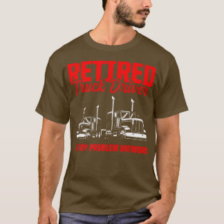 Camiseta Aposentação 2429 Do Motorista De Caminhão Aposenta