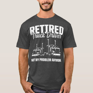 Camiseta Aposentação 2433 do Motorista de Caminhão Aposenta