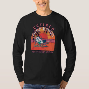 Camiseta Aposentação da Vintagem do Assistente Dietético Ap