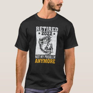 Camiseta Aposentação De 2022 Vintage Para Os Homens Que Pes