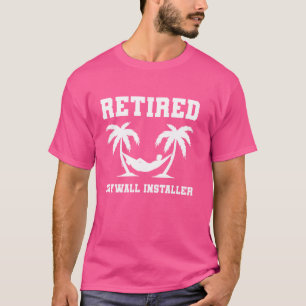 Camiseta Aposentação de Colaborador do Instalador de Drywal