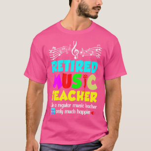 Camiseta Aposentação De Professores De Música Aposentados C