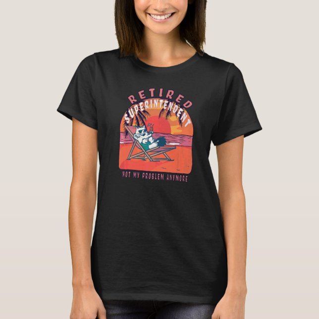 Camiseta Aposentação de Vintage Superintendente Reformada (Frente)