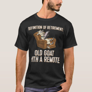 Camiseta Aposentação Diária De Cabra Velha Com Definição Re