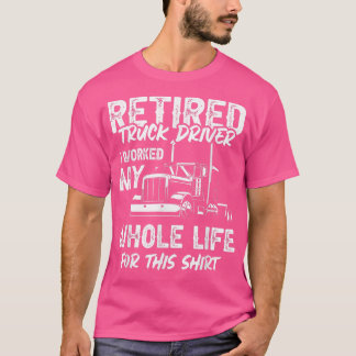 Camiseta Aposentação do Motorista de Caminhão Aposentado247