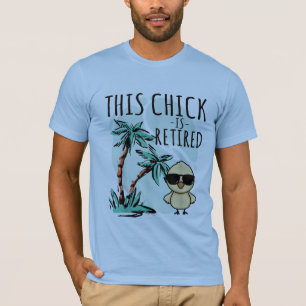 Camiseta Aposentada 2025 Esta Galinha está aposentada Apose