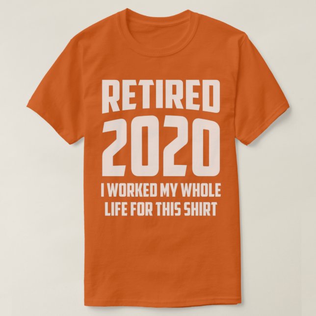 Camiseta Aposentado 2018 Duro Funny Retirement 1 (Frente do Design)