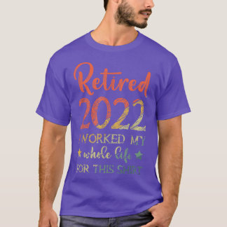Camiseta Aposentado 2022 Não é o meu problema mais no verão