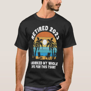 Camiseta Aposentado 2023 para reforma de colegas de trabalh