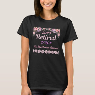 Camiseta Aposentado 2023 Reforma por medida para as mulhere