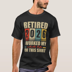 Camiseta Aposentado 2025 Aposentadoria Homens Mulheres Humo