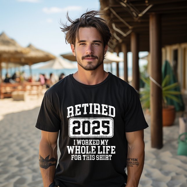 Camiseta Aposentado 2025 Aposentadoria Para Homens Mulheres (Criador carregado)