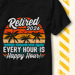 Camiseta Aposentado 2026 Citação Engraçada Festa de Aposent
