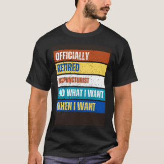 Camiseta Aposentado Acupunista aposentado