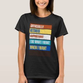 Camiseta Aposentado Acupunista aposentado