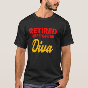 Camiseta Aposentado Bombeiro Diva