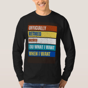 Camiseta Aposentado Cervejeiro Aposentadoria  Aposentado Ce