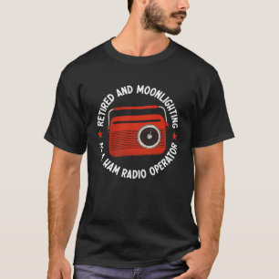 Camiseta Aposentado Como Rádio Comunicado De Operador De Rá