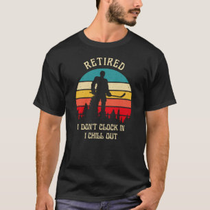 Camiseta Aposentado Cota de Reforma Engraçada