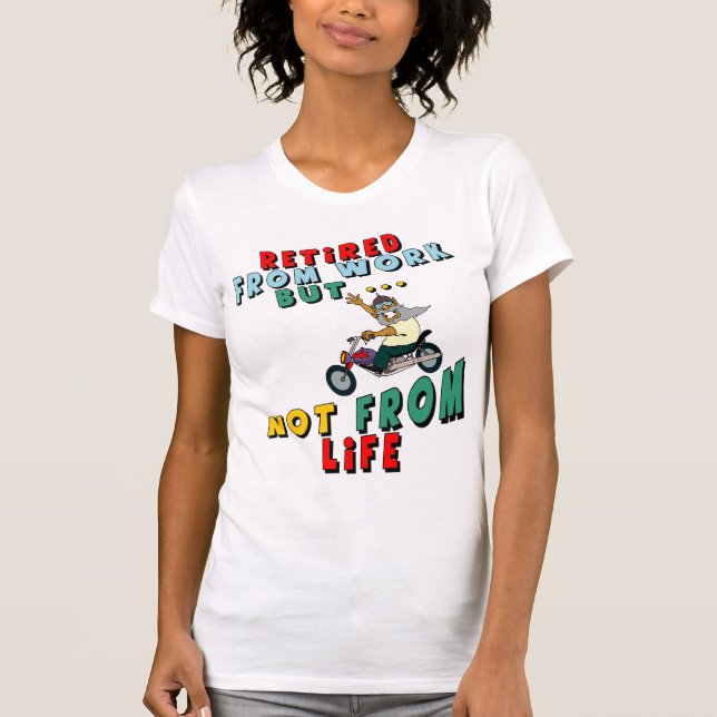Camiseta Aposentado do trabalho (Frente)