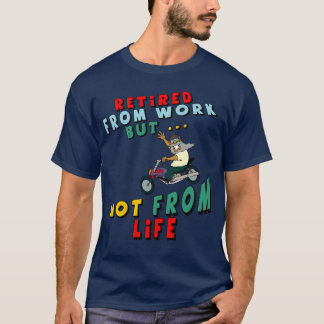Camiseta Aposentado do trabalho