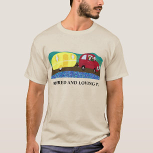 Camiseta Aposentado e de férias