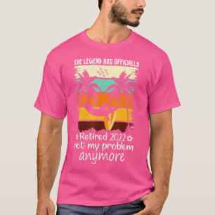 Camiseta Aposentado Em 2022, A Lenda Aposentou Oficialmente