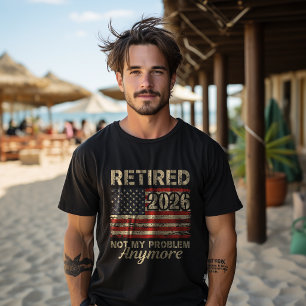 Camiseta Aposentado em 2026, o problema da bandeira america