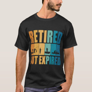 Camiseta Aposentado Humor de Pesca Vintage 2022, Aposentado