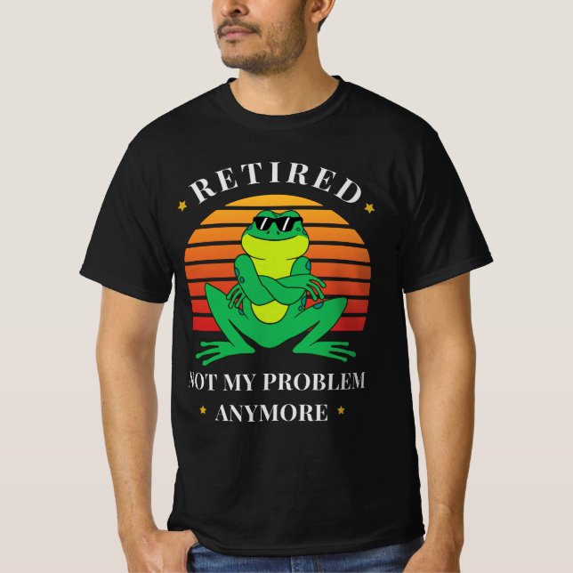Camiseta Aposentado. Já Não É O Meu Problema (Frente)