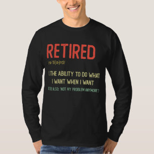 Camiseta Aposentado Não É Meu Problema Mais Uma Reforma Eng