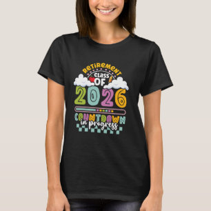 Camiseta Aposentado Professora Classe 2026 Contagem Retirad