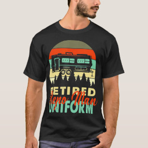 Camiseta Aposentado Repo Man Uniform Rv Camp Retirement Gif