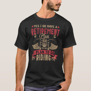 Camiseta Aposentado Retimento de motociclista Biker Retirem
