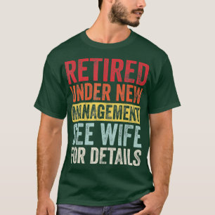 Camiseta Aposentado Sob Novo Gerenciamento Consulte A Espos