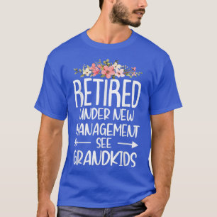 Camiseta Aposentado Sob Novo Gerenciamento Consulte Netos