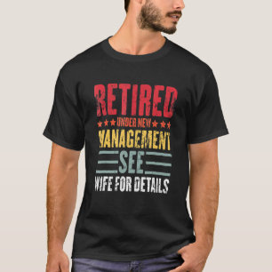 Camiseta Aposentado Sob Novo Gerenciamento Consulte Pai Esp