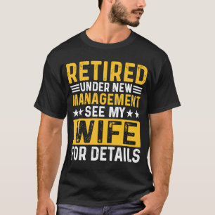 Camiseta Aposentado sob o novo governo Mariband Husband Spo